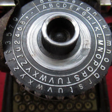Load image into Gallery viewer, Tinplate German Toy Daisy Wheel Typewriter DRGM DRP Patent 1920s / 1930s