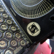 Load image into Gallery viewer, Tinplate German Toy Daisy Wheel Typewriter DRGM DRP Patent 1920s / 1930s