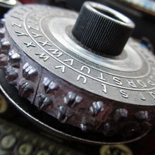 Load image into Gallery viewer, Tinplate German Toy Daisy Wheel Typewriter DRGM DRP Patent 1920s / 1930s