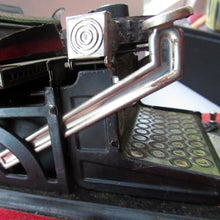 Load image into Gallery viewer, Tinplate German Toy Daisy Wheel Typewriter DRGM DRP Patent 1920s / 1930s