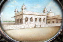 Load image into Gallery viewer, 19th Century Anglo Indian Delhi Miniature Carved Ebony Frame

