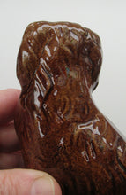 Load image into Gallery viewer, Small Miniature Treacle Glaze Kings Charles Spaniel Miniature Staffordshire Dog
