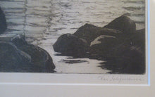 Load image into Gallery viewer, Kai Seligmann Colour Etching The Little Mermaid Langelinie
