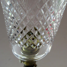 Load image into Gallery viewer, 1920s Antique Vintage Desk or Brass Table Lamp with Clear Glass Shade