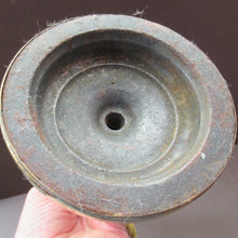 Load image into Gallery viewer, 1920s Antique Vintage Desk or Brass Table Lamp with Clear Glass Shade