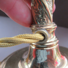 Load image into Gallery viewer, 1920s Antique Vintage Desk or Brass Table Lamp with Clear Glass Shade