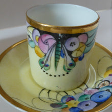 Load image into Gallery viewer, Scottish Lady Decorator / Painter. 1920s Art Nouveau Decorated Coffee or Teaset on P.A.L.T Czechoslovakian China Blanks