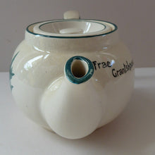 Load image into Gallery viewer, Rare 1920s Morrison & Crawford ROSSLYN Ware Miniature Teapot from Grantshouse. Hand Painted Scotch Thistles