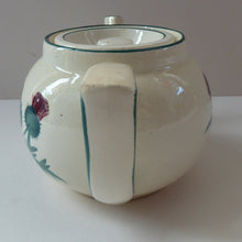 Load image into Gallery viewer, Rare 1920s Morrison & Crawford ROSSLYN Ware Miniature Teapot from Grantshouse. Hand Painted Scotch Thistles