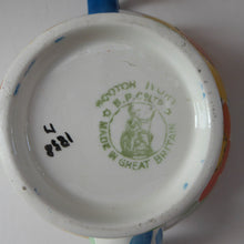 Load image into Gallery viewer,  1930s Art Deco Scotch Ivory Floral Miniature Teapot. BRITANNIA Pottery, Glasgow. Hand Painted