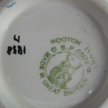 Load image into Gallery viewer,  1930s Art Deco Scotch Ivory Floral Miniature Teapot. BRITANNIA Pottery, Glasgow. Hand Painted