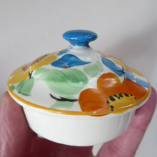 Load image into Gallery viewer,  1930s Art Deco Scotch Ivory Floral Miniature Teapot. BRITANNIA Pottery, Glasgow. Hand Painted