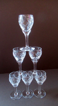 Load image into Gallery viewer, 1920s Edinburgh Crystal Liqueur Glasses