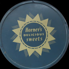 Load image into Gallery viewer, 1950s Horners Tin. Festival of Britain Atomic Design. Huge