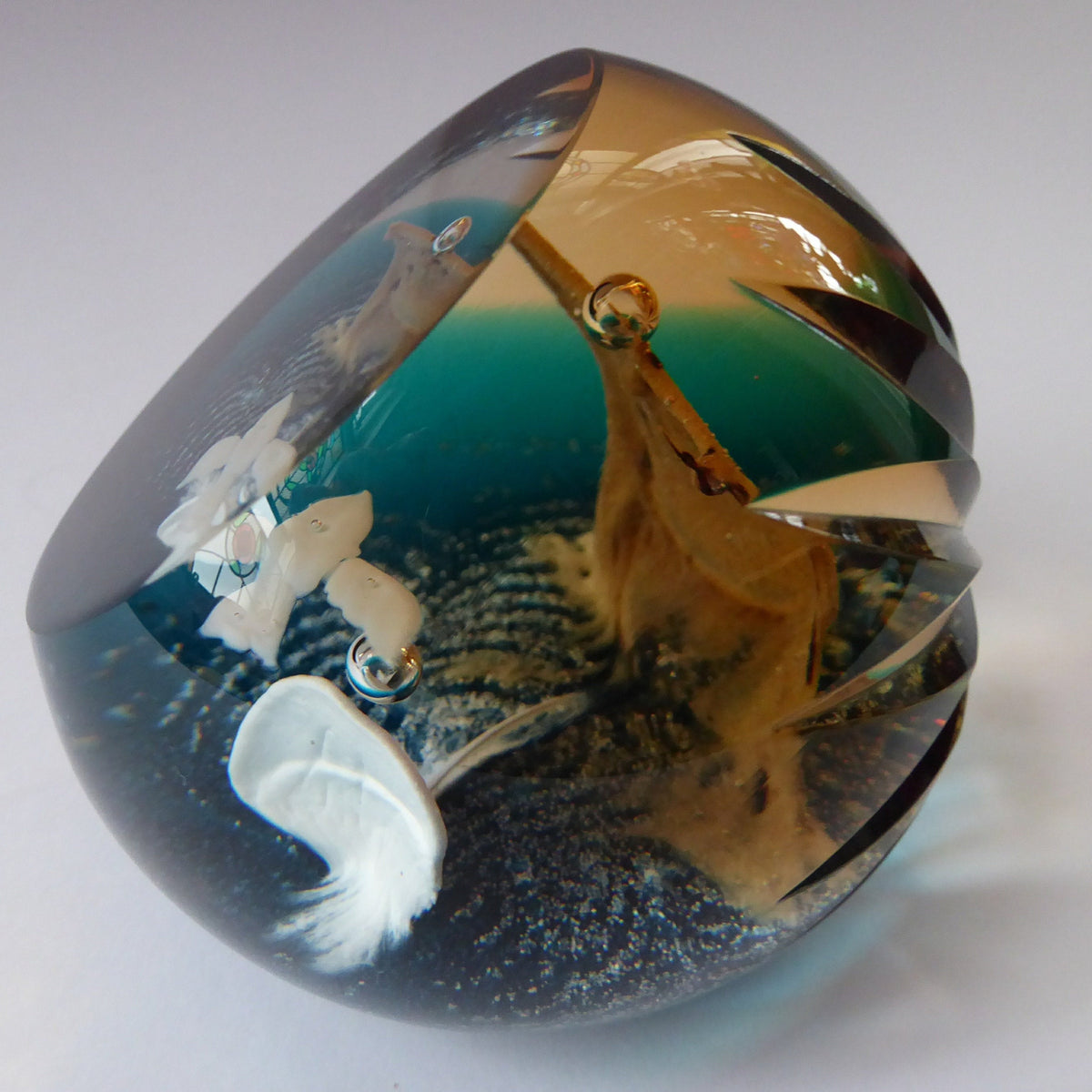 CAITHNESS GLASS. Limited Edition Vintage Paperweight. Baptism by Helen