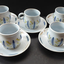 Load image into Gallery viewer, 1950s BUCHAN Stoneware Teacup and Saucer. HEBRIDES Pattern