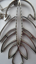 Load image into Gallery viewer, Large 1970s Silver Leaf Shape Pendant IPM
