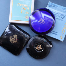 Load image into Gallery viewer, JOB LOT: Three Vintage 1960s Plastic Powder Compacts. Helena Rubinstein, Leichner
