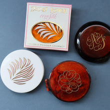 Load image into Gallery viewer, JOB LOT: Four Vintage 1960s Plastic Powder Compacts
