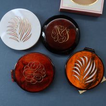 Load image into Gallery viewer, JOB LOT: Four Vintage 1960s Plastic Powder Compacts

