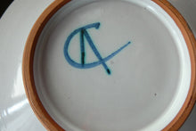Load image into Gallery viewer, ALDERMASTON Pottery Twin Handled Cup and Saucer by Edgar Campden
