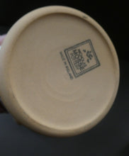 Load image into Gallery viewer, TWO Large Irish Ceramic Mugs by Nicholas Mosse. Spongeware Iris and Clementis Designs
