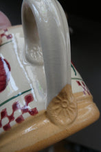 Load image into Gallery viewer, PAIR of Large Irish Ceramic Mugs by Nicholas Mosse. Spongeware Red Apples Design
