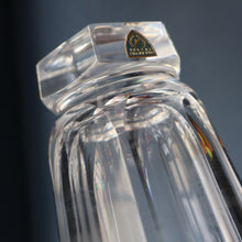 Load image into Gallery viewer, SWEDISH GLASS. Nils Landberg for Orrefors. TALL Vase with a Etched Nude Woman. 7 3/4 inches
