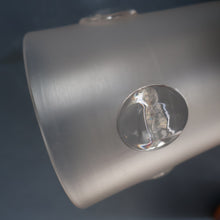 Load image into Gallery viewer, Small SINGLE Copperised ART NOUVEAU Pendant Light with Frosted Glass Shade

