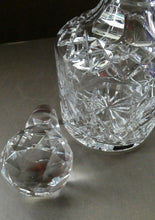 Load image into Gallery viewer, EDINBURGH CRYSTAL. Vintage 1980s Mallet Shape Wine  Decanter BOXED with Etched Signature
