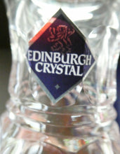 Load image into Gallery viewer, EDINBURGH CRYSTAL. Vintage 1980s Mallet Shape Wine  Decanter BOXED with Etched Signature
