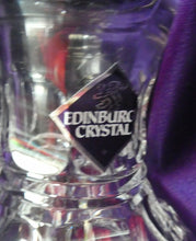 Load image into Gallery viewer, EDINBURGH CRYSTAL. Vintage 1980s Mallet Shape Wine  Decanter BOXED with Etched Signature
