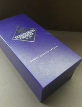Load image into Gallery viewer, EDINBURGH CRYSTAL. Vintage 1980s Mallet Shape Wine  Decanter BOXED with Etched Signature
