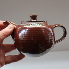 Load image into Gallery viewer, STUDIO POTTERY. Small Treacle Glaze Teapot by David Lloyd Jones (1928-1994)
