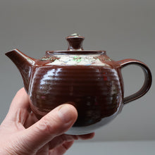 Load image into Gallery viewer, STUDIO POTTERY. Small Treacle Glaze Teapot by David Lloyd Jones (1928-1994)
