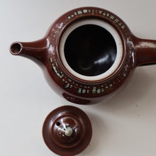 Load image into Gallery viewer, STUDIO POTTERY. Small Treacle Glaze Teapot by David Lloyd Jones (1928-1994)
