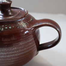 Load image into Gallery viewer, STUDIO POTTERY. Small Treacle Glaze Teapot by David Lloyd Jones (1928-1994)
