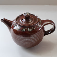 Load image into Gallery viewer, STUDIO POTTERY. Small Treacle Glaze Teapot by David Lloyd Jones (1928-1994)
