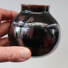 Load image into Gallery viewer, STUDIO POTTERY. Unusual Small Treacle Glaze Pot by David Lloyd Jones (1928-1994)

