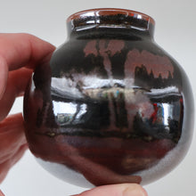 Load image into Gallery viewer, STUDIO POTTERY. Unusual Small Treacle Glaze Pot by David Lloyd Jones (1928-1994)

