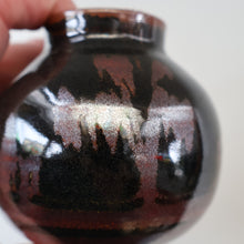 Load image into Gallery viewer, STUDIO POTTERY. Unusual Small Treacle Glaze Pot by David Lloyd Jones (1928-1994)

