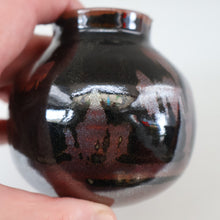 Load image into Gallery viewer, STUDIO POTTERY. Unusual Small Treacle Glaze Pot by David Lloyd Jones (1928-1994)

