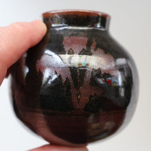 Load image into Gallery viewer, STUDIO POTTERY. Unusual Small Treacle Glaze Pot by David Lloyd Jones (1928-1994)

