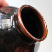 Load image into Gallery viewer, STUDIO POTTERY. Unusual Small Treacle Glaze Pot by David Lloyd Jones (1928-1994)

