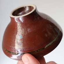 Load image into Gallery viewer, STUDIO POTTERY. Small Treacle Glaze Footed Bowl by David Lloyd Jones (1928-1994)
