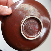 Load image into Gallery viewer, STUDIO POTTERY. Treacle Glaze Cup and Saucer by David Lloyd Jones (1928-1994)
