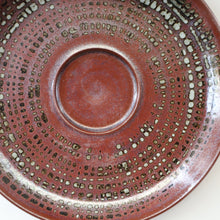 Load image into Gallery viewer, STUDIO POTTERY. Treacle Glaze Cup and Saucer by David Lloyd Jones (1928-1994)
