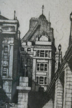 Load image into Gallery viewer, Scottish Art. Fishmonger&#39;s Hall. Pencil Signed Etching by IAN STRANG
