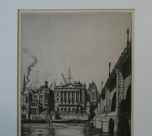 Load image into Gallery viewer, Scottish Art. Fishmonger&#39;s Hall. Pencil Signed Etching by IAN STRANG
