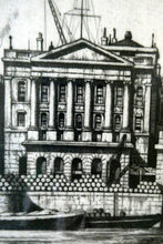 Load image into Gallery viewer, Scottish Art. Fishmonger&#39;s Hall. Pencil Signed Etching by IAN STRANG
